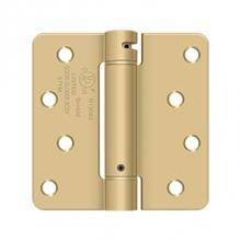 Deltana DSH4R44 - 4'' x 4'' x 1/4'' Spring Hinge, UL Listed