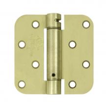 Deltana DSH4R54BM - 4'' x 4'' x 5/8'' Spring Hinge Benchmark, UL Listed