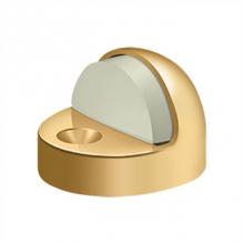 Deltana DSHP916CR003 - Dome Stop High Profile, Solid Brass