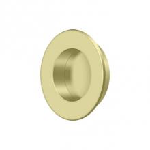 Deltana FP178U3-UNL - Flush Pull, Round, HD, 1-7/8'', Solid Brass