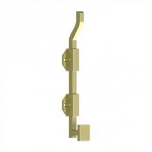 Deltana FPGM103 - 10'' Modern Offset Surface Bolt, HD, Solid Brass