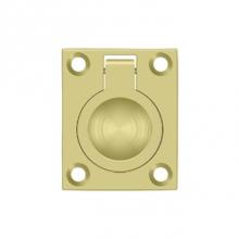 Deltana FRP175U3 - Flush Ring Pull, 1-3/4'' x 1-3/8''