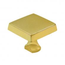 Deltana KBSCR003 - Solid Brass Square Knob For HD Bolt
