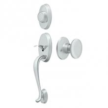 Deltana PRRHDRKU26 - Riversdale Handleset with Flat Round Knob Dummy