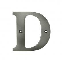 Deltana RL4D-15A - 4'' Residential Letter D