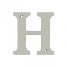 Deltana RL4H-15 - 4'' Residential Letter H