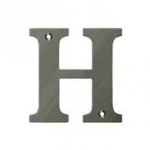Deltana RL4H-15A - 4'' Residential Letter H