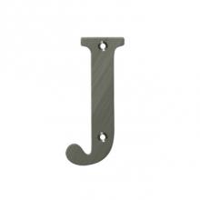 Deltana RL4J-15A - 4'' Residential Letter J