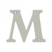 Deltana RL4M-15 - 4'' Residential Letter M