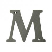 Deltana RL4M-15A - 4'' Residential Letter M