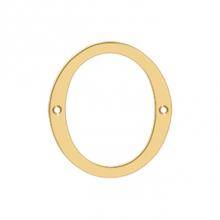 Deltana RN4-0 - 4'' Numbers, Solid Brass