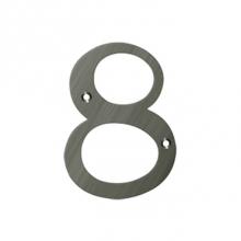 Deltana RN4-8U15A - 4'' Numbers, Solid Brass