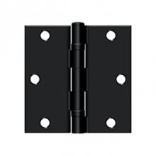 Deltana S35BBU1B-R - 3-1/2'' x 3-1/2'' Square Hinge, Ball Bearing