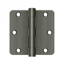 Deltana S35R4HD15A - 3-1/2'' x 3-1/2'' x 1/4'' Radius Hinge, HD