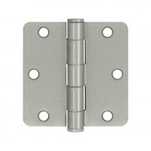 Deltana S35R4HD15 - 3-1/2'' x 3-1/2'' x 1/4'' Radius Hinge, HD