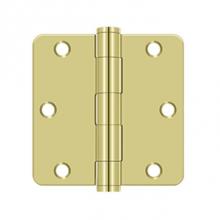 Deltana S35R4HD3 - 3-1/2'' x 3-1/2'' x 1/4'' Radius Hinge, HD