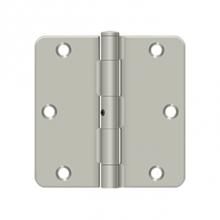 Deltana S35R4N15 - 3-1/2'' x 3-1/2'' x 1/4'' Radius Hinge, Residential Thickness