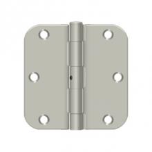 Deltana S35R5N15 - 3-1/2'' x 3-1/2'' x 5/8'' Radius Hinge, Residential Thickness