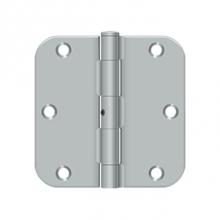 Deltana S35R5N26D - 3-1/2'' x 3-1/2'' x 5/8'' Radius Hinge, Residential Thickness