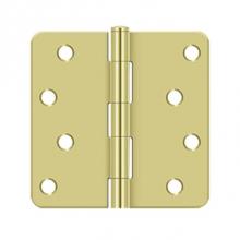 Deltana S44R43 - 4'' x 4'' x 1/4'' Radius Hinge, Residential