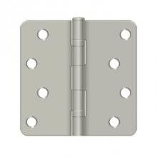 Deltana S44R4BB15 - 4'' x 4'' x 1/4'' Radius Hinge, Ball Bearings, Residential