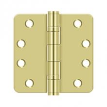 Deltana S44R4HDB3 - 4'' x 4'' x 1/4'' Radius Hinge, HD, Ball Bearings