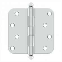 Deltana S44R526-BT - 4'' x 4'' x 5/8'' Radius Hinge, w/ Ball Tips