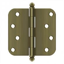 Deltana S44R55-BT - 4'' x 4'' x 5/8'' Radius Hinge, w/ Ball Tips