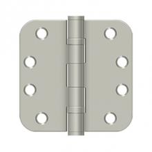 Deltana S44R5HDB15 - 4''x 4''x 5/8'' Radius Hinge, HD, Ball Bearings