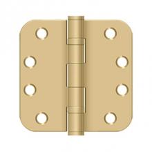 Deltana S44R5HDB4 - 4''x 4''x 5/8'' Radius Hinge, HD, Ball Bearings