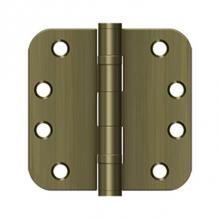 Deltana S44R5HDB5 - 4''x 4''x 5/8'' Radius Hinge, HD, Ball Bearings