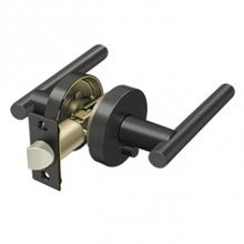 Deltana ZMLR2U10B-LH - Mandeville Lever Privacy, Left Hand
