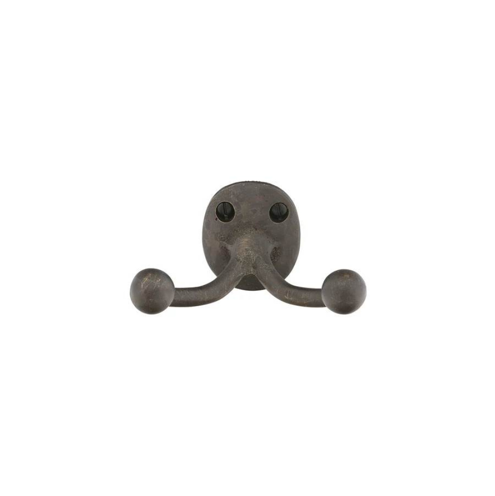 Bronze Dbl Hook with plate, MB