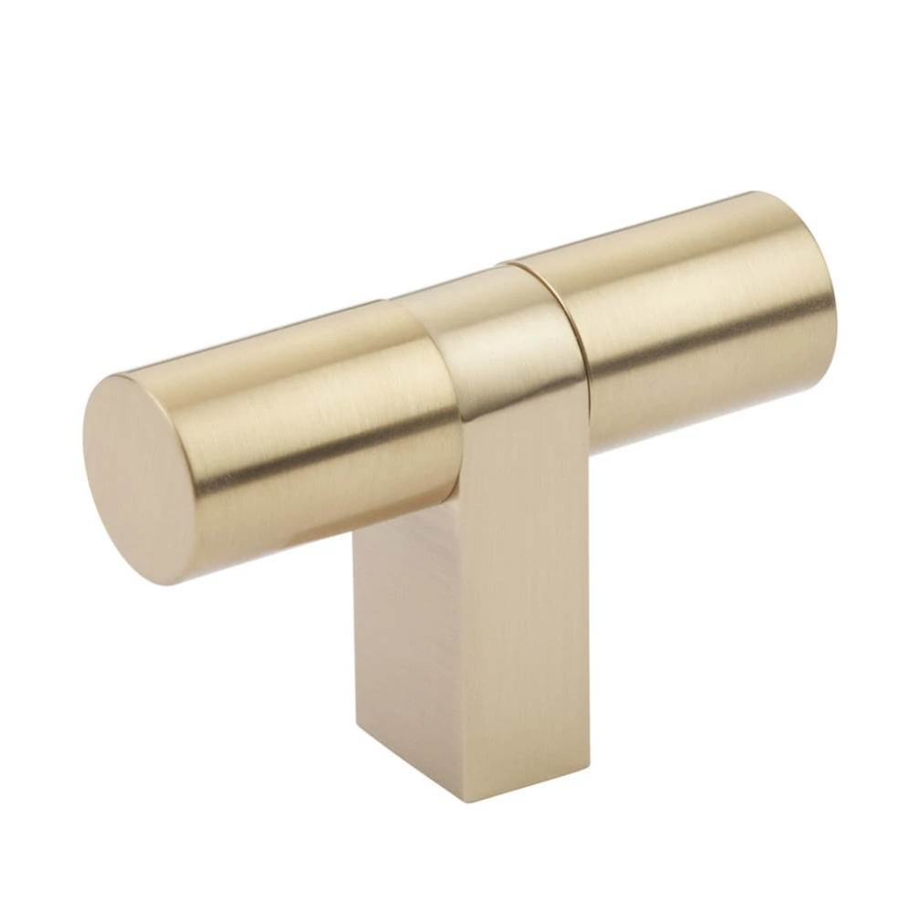 Select Cabinet T-Knob 3-1/8'' overall, Rectangular Bar Stem US4, Smooth Bar US4