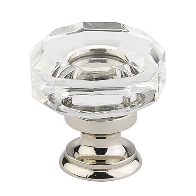 Lowell Crystal Knob, Cabinet, 1-3/8'', US3NL