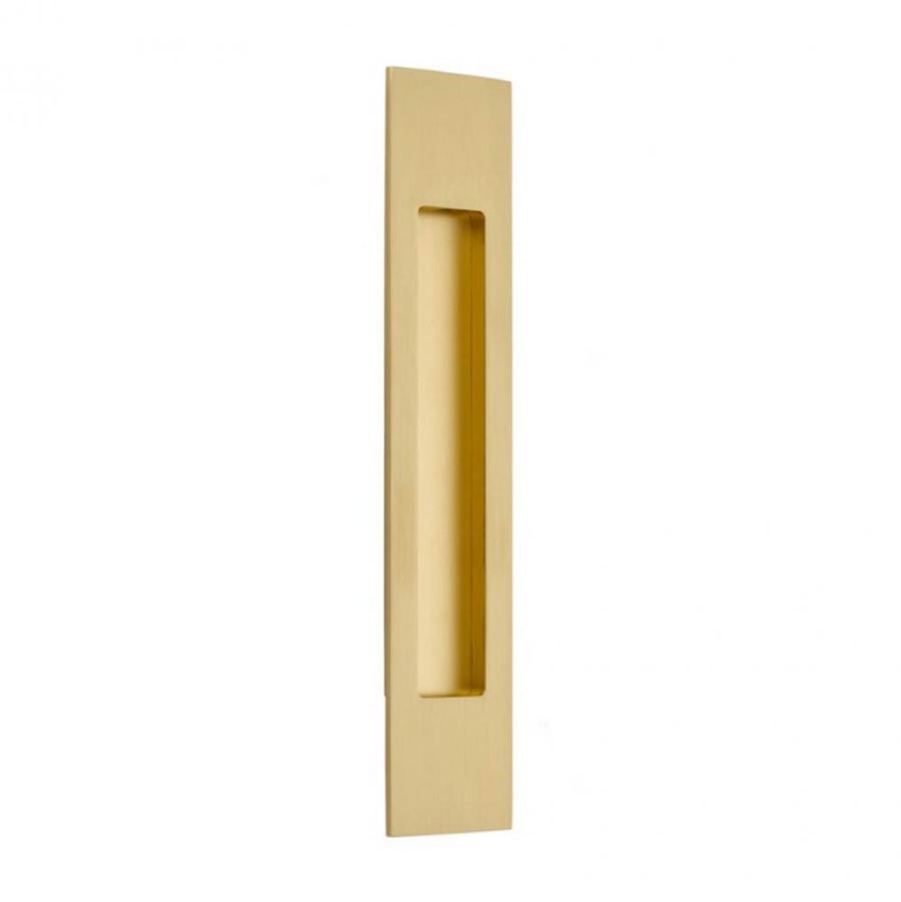 Brass Modern Rectangular Flush Pull 10'', US4
