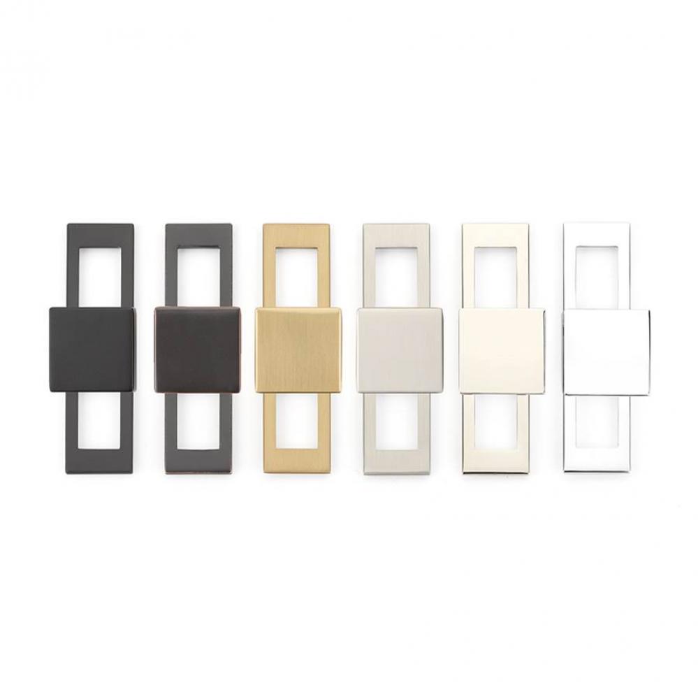 Modern Backplate for cabinet pull, 6'' C-to-C, US4