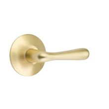 Emtek 5207BARHUS4 - Privacy, Modern Rosette, Basel Lever, RH, US4