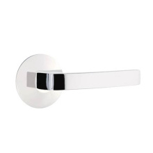 Emtek 5207BRLLHUS26 - Privacy, Modern Rosette, Breslin Lever, LH, US26