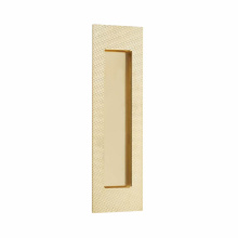 Emtek 222307US3NL - Modern Rectangular, 7'' Knurled Flush Pulls with plain pocket, US3NL