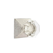 Emtek 5206OTUS15 - Privacy, Hammered Rosette, Old Town Crystal Knob, US15