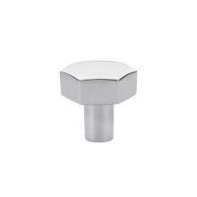 Emtek 86457US26 - Mod Hex Knob, Cabinet, 1-1/8'', US26
