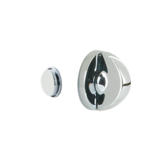 Emtek 8681US26.ARCUS26 - Thumbturn Privacy Bolt, Single Disk Rosette US26, with Arched Thumbturn US26