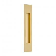 Emtek 220310US4 - Brass Modern Rectangular Flush Pull 10'', US4
