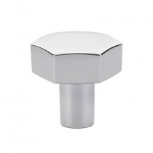 Emtek 86458US26 - Mod Hex Knob, Cabinet, 1-1/2'', US26