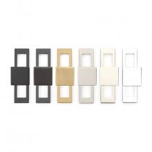 Emtek 86924US4 - Modern Backplate for cabinet pull, 6'' C-to-C, US4