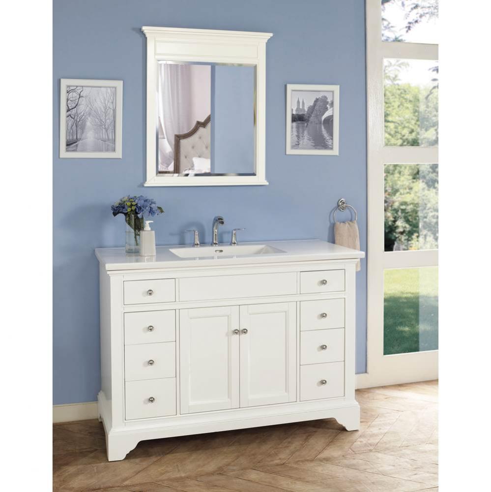 Framingham 48'' Vanity - Polar White