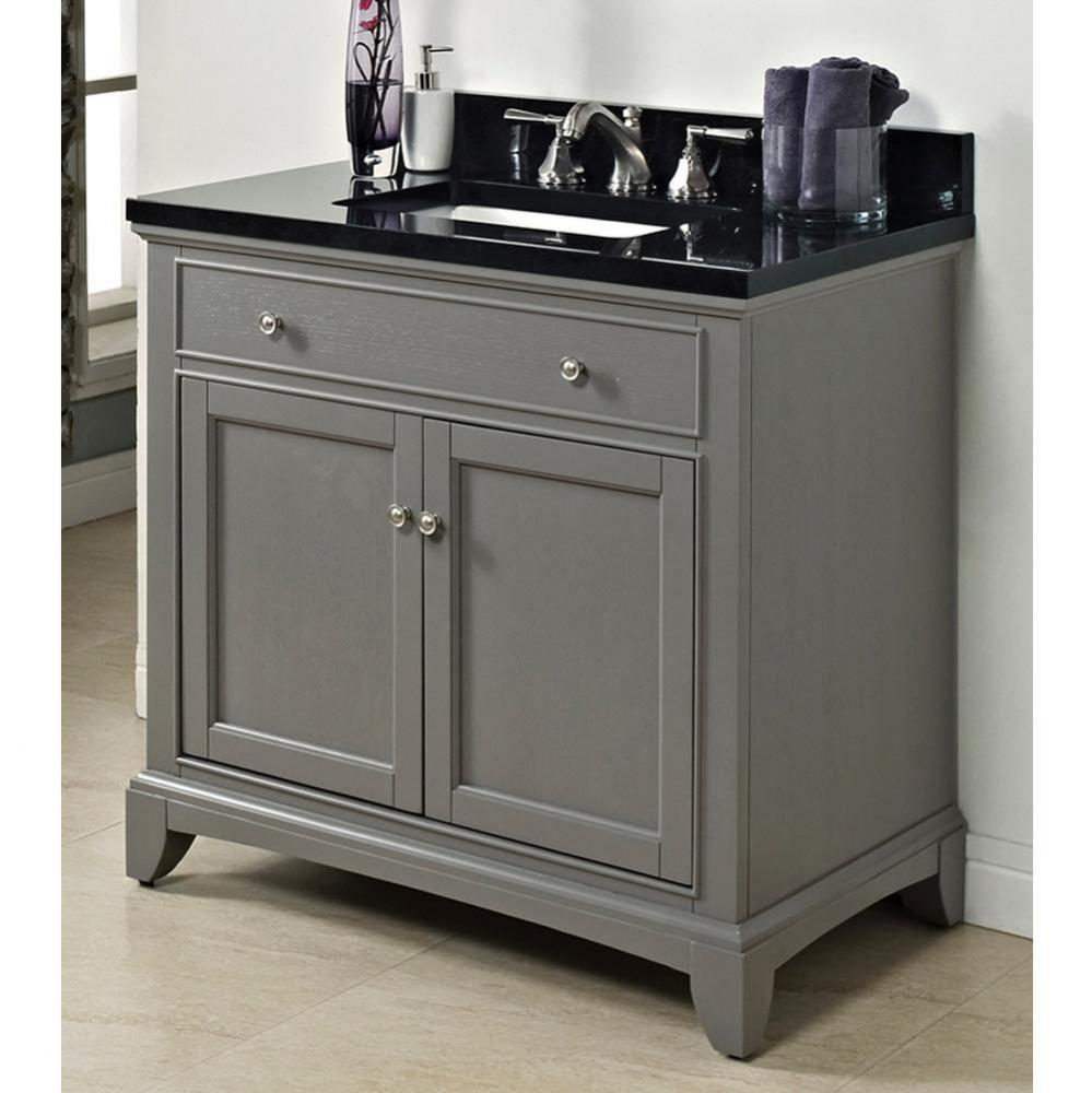 Smithfield 36'' Vanity In Medium Gray