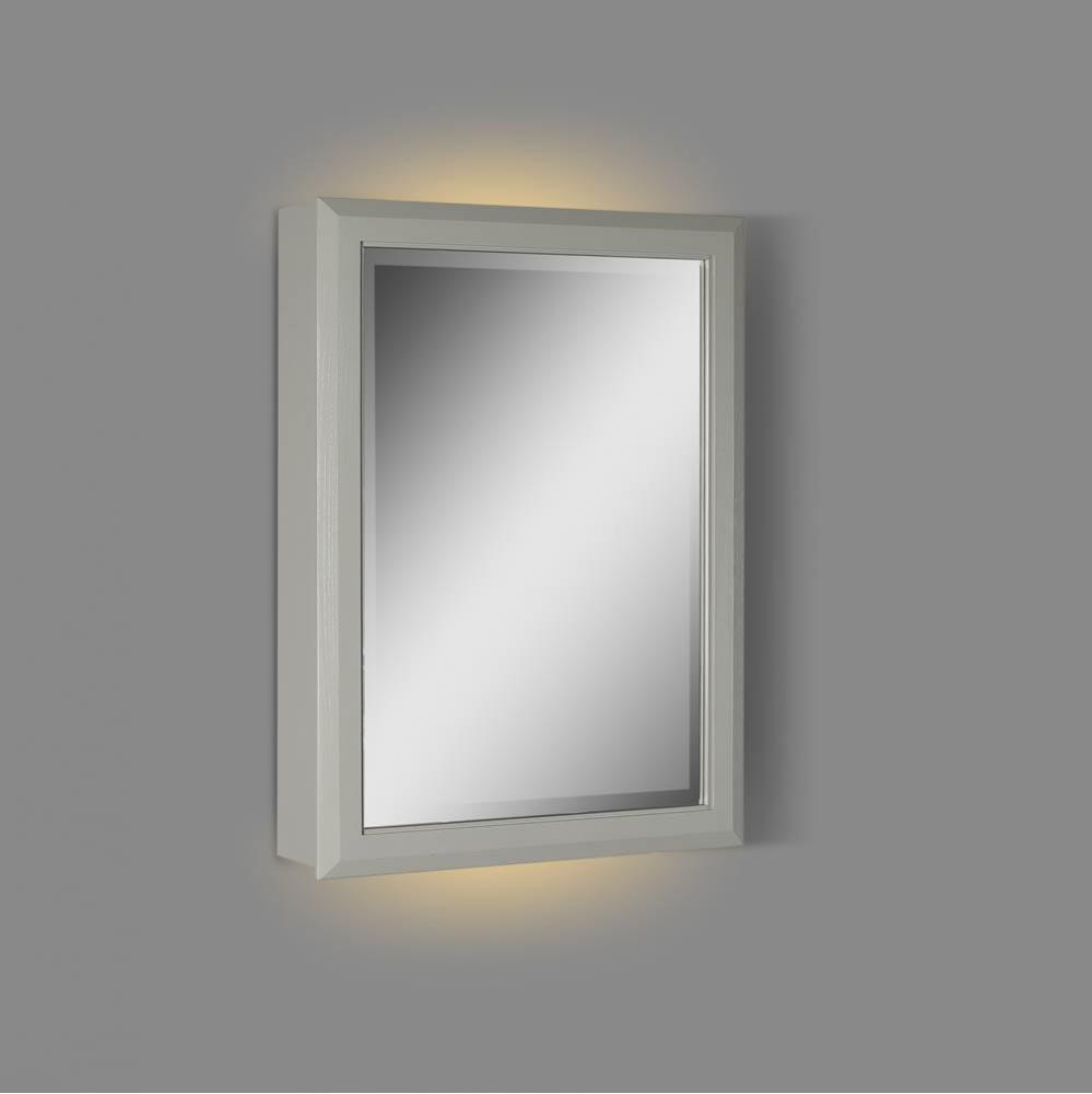 Charlottesville 20'' LED Medicine Cabinet - right - Light Gray