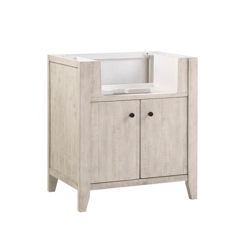 River View 30'' Farmhouse Vanity - Toasted Almond